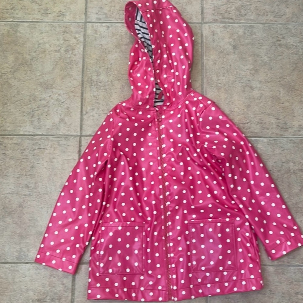 Baby Gap 5T Jersey Lined Raincoat